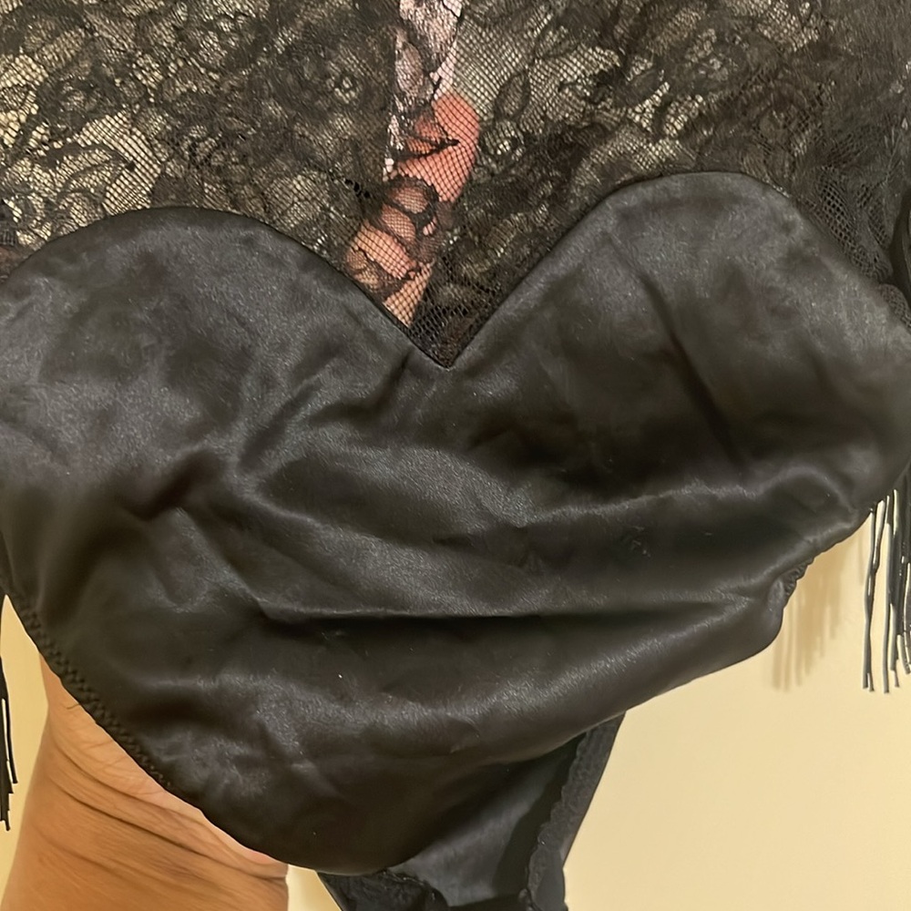 Victoria’s secret Tease Lace Cowgirl costume Set black size L NWOT - Picture 7 of 16